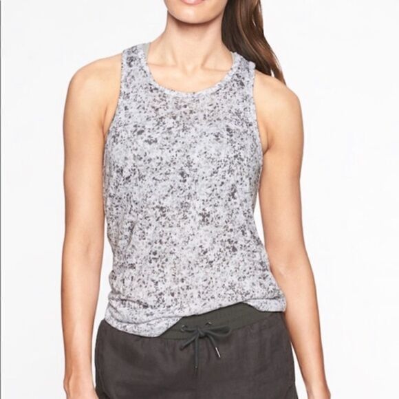 Athleta Breezy Cutout Print Tank Top Size XS - Picture 1 of 7